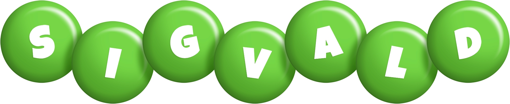Sigvald candy-green logo
