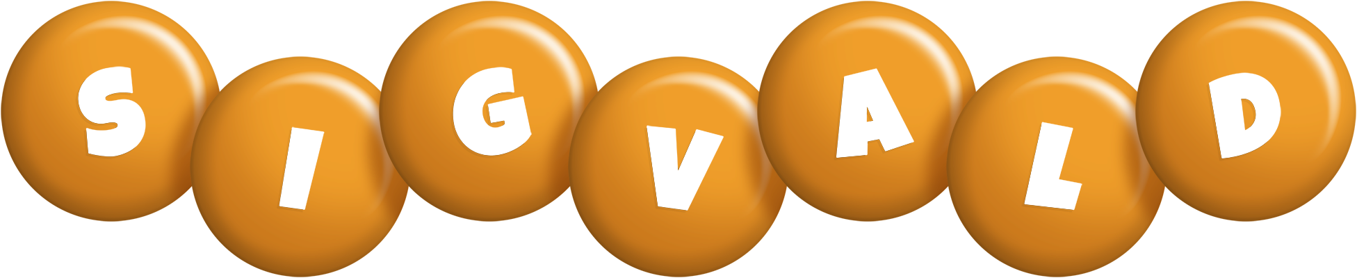 Sigvald candy-orange logo