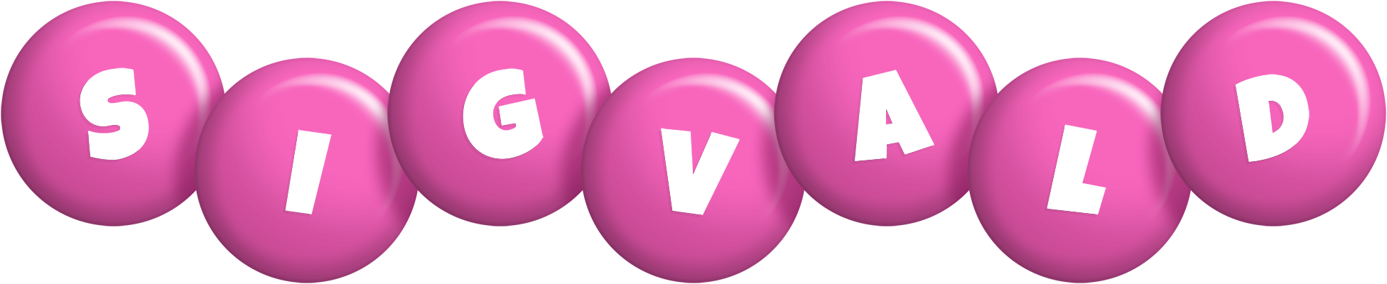 Sigvald candy-pink logo
