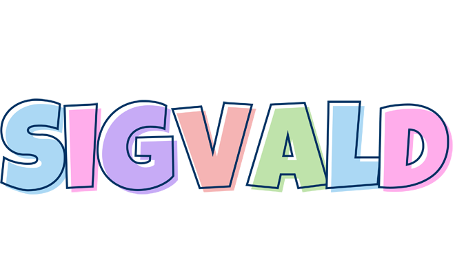 Sigvald pastel logo