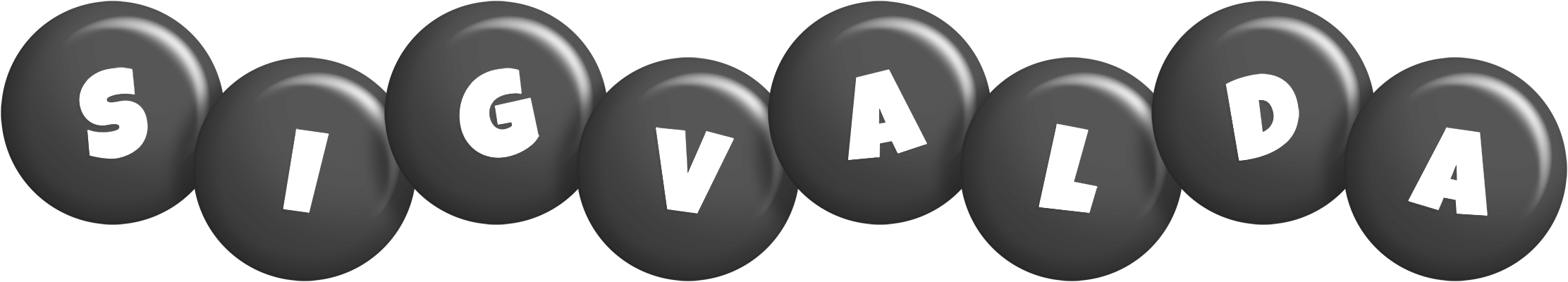 Sigvalda candy-black logo