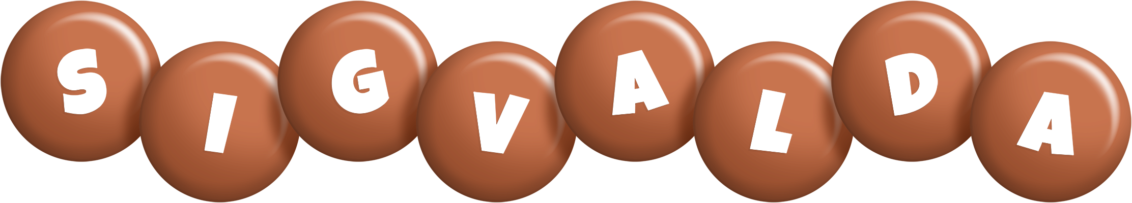 Sigvalda candy-brown logo