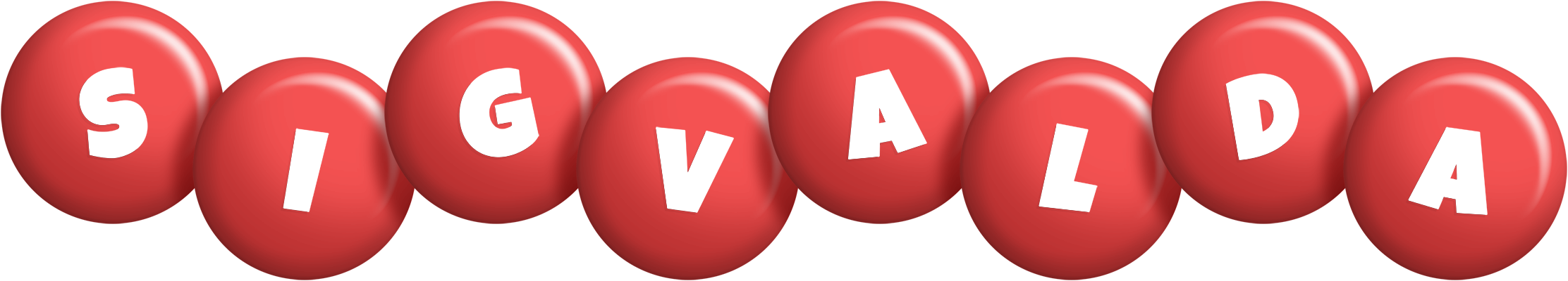 Sigvalda candy-red logo