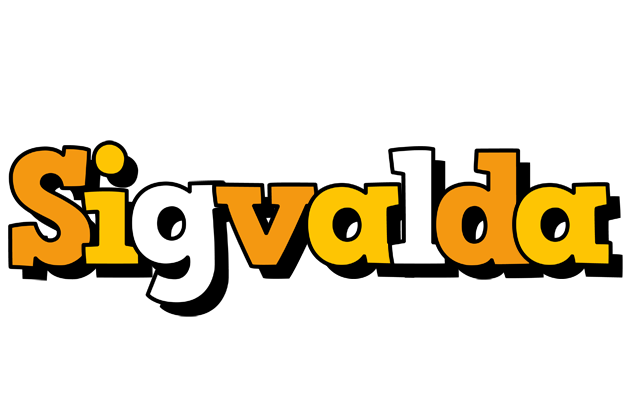 Sigvalda cartoon logo