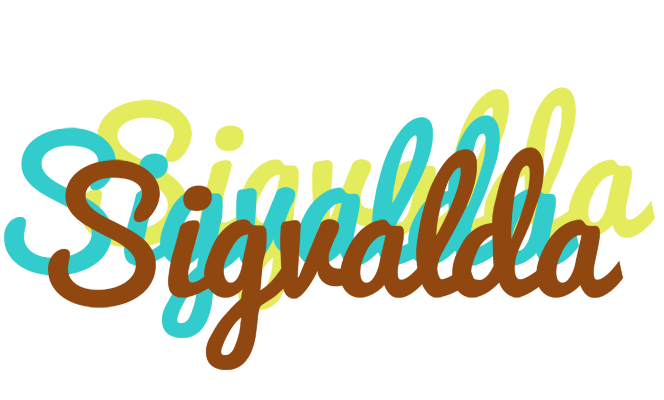 Sigvalda cupcake logo