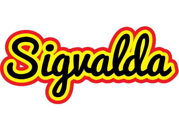 Sigvalda flaming logo