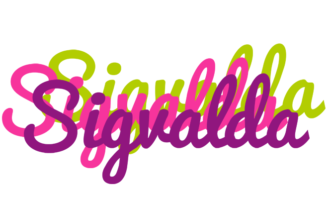 Sigvalda flowers logo