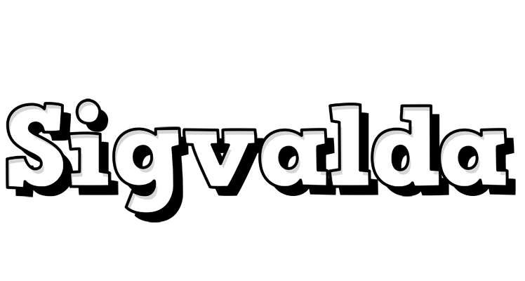 Sigvalda snowing logo