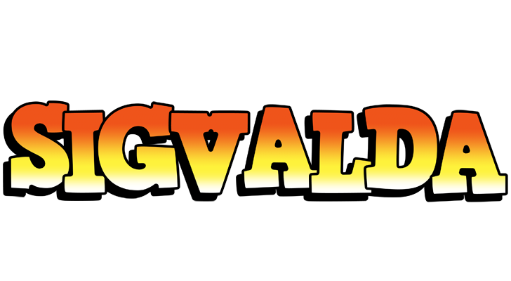 Sigvalda sunset logo
