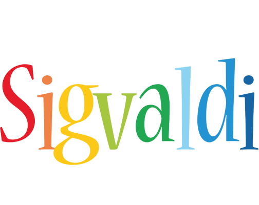 Sigvaldi birthday logo
