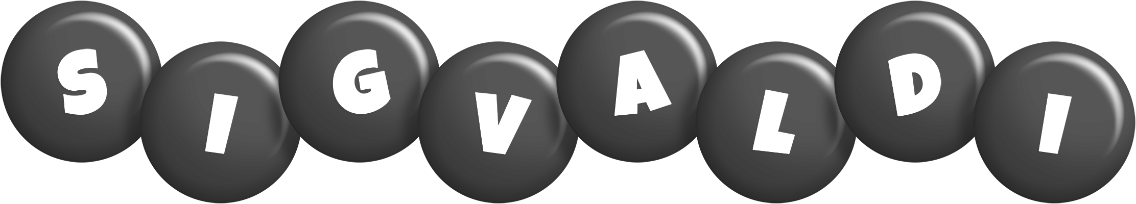 Sigvaldi candy-black logo