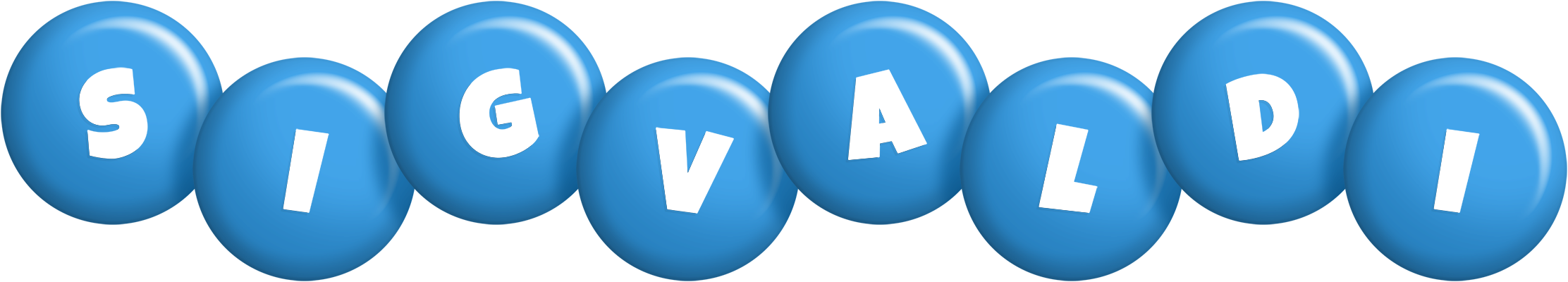 Sigvaldi candy-blue logo