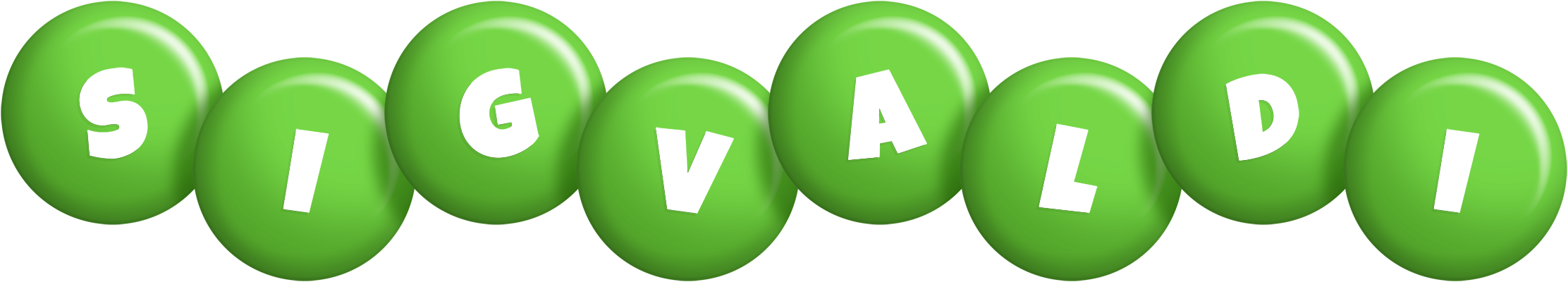 Sigvaldi candy-green logo