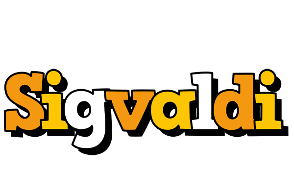 Sigvaldi cartoon logo