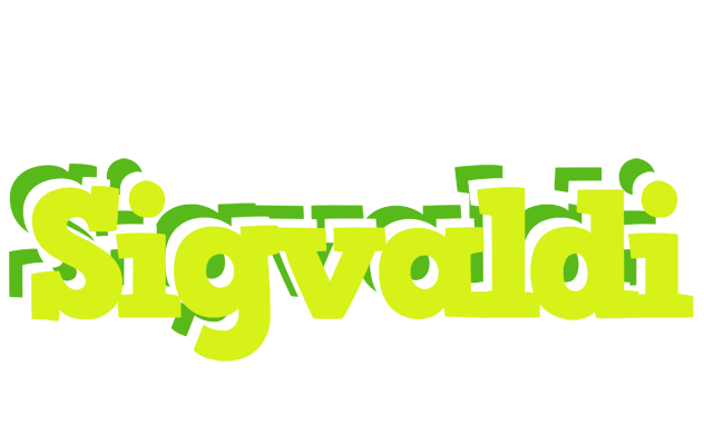 Sigvaldi citrus logo