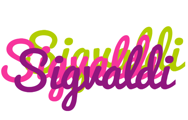 Sigvaldi flowers logo