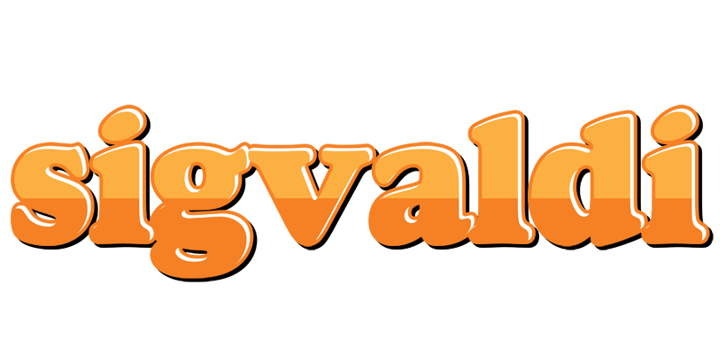 Sigvaldi orange logo