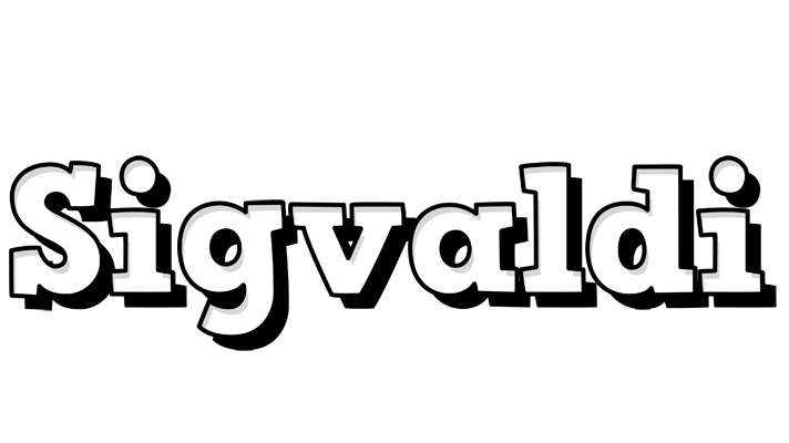 Sigvaldi snowing logo