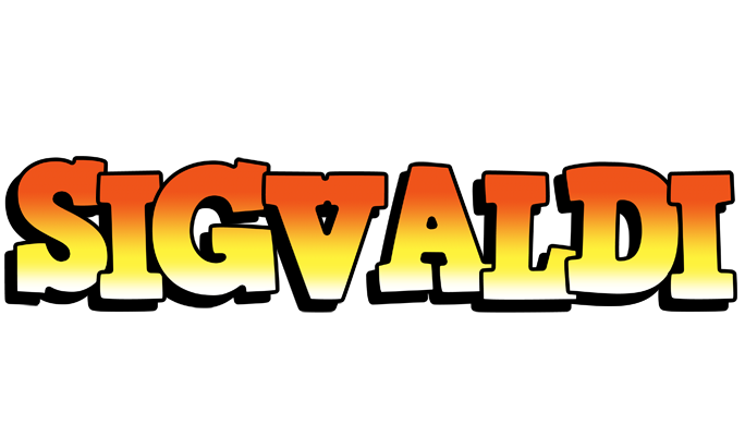 Sigvaldi sunset logo