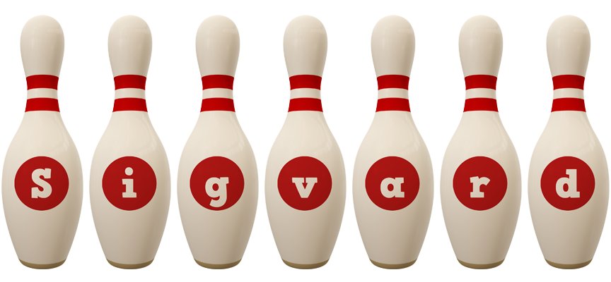 Sigvard bowling-pin logo