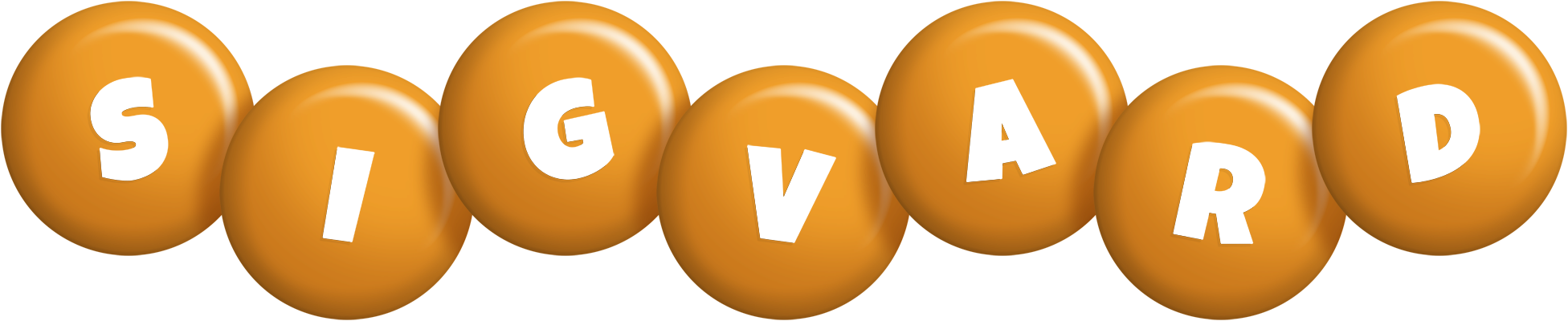 Sigvard candy-orange logo