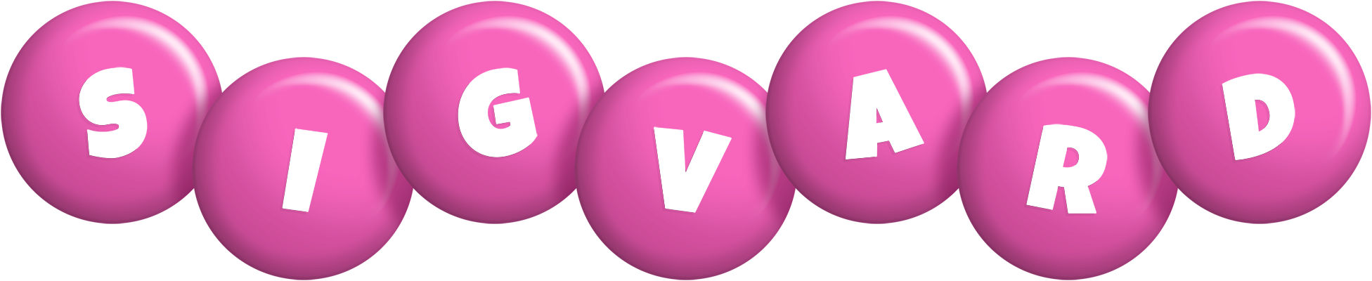 Sigvard candy-pink logo