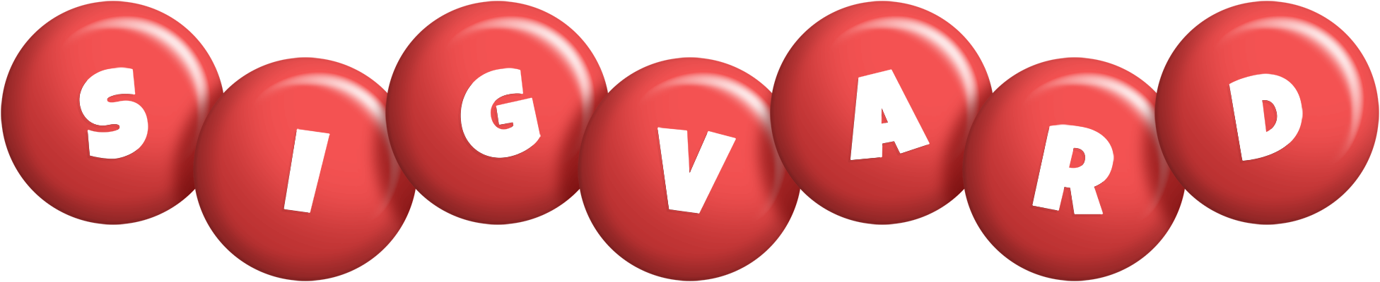 Sigvard candy-red logo
