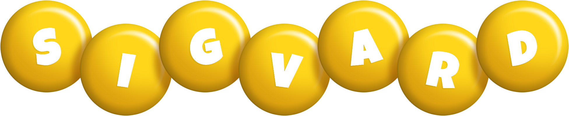Sigvard candy-yellow logo