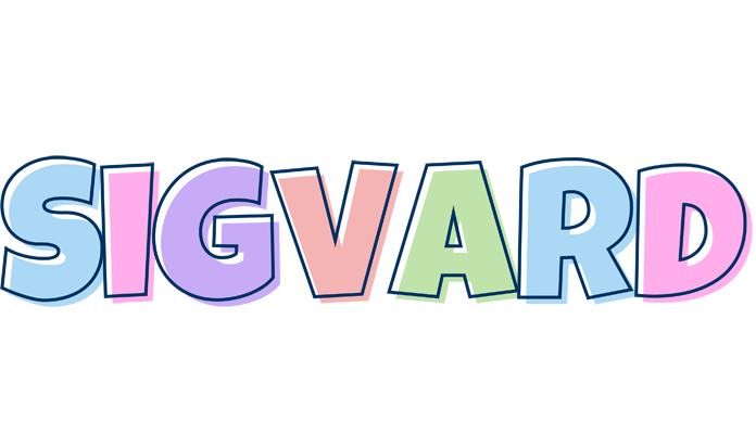 Sigvard pastel logo