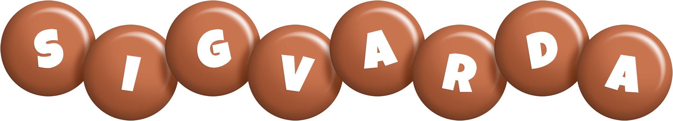 Sigvarda candy-brown logo