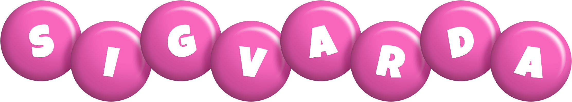 Sigvarda candy-pink logo