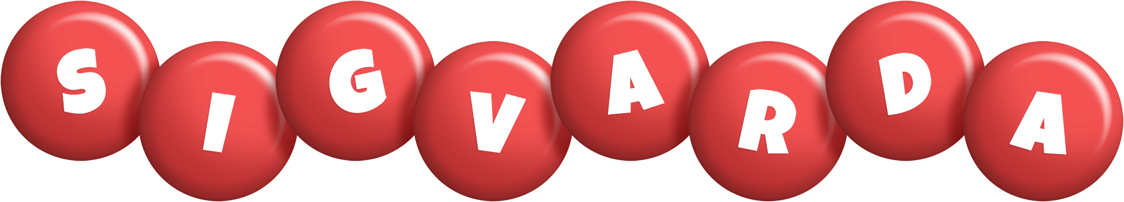 Sigvarda candy-red logo