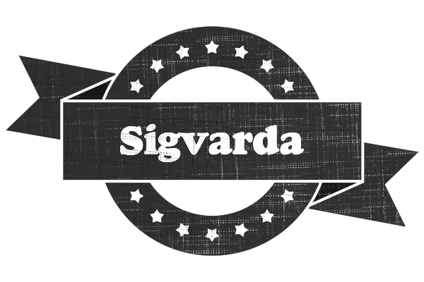 Sigvarda grunge logo