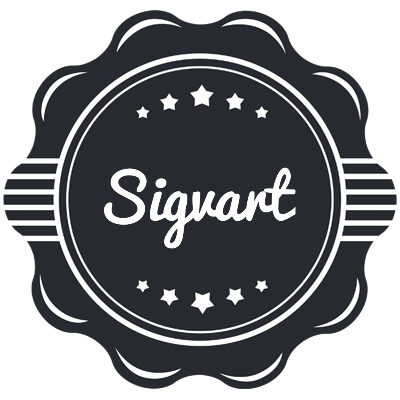 Sigvart badge logo