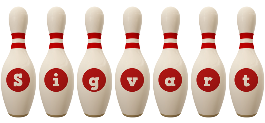 Sigvart bowling-pin logo