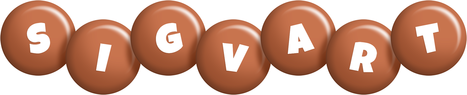 Sigvart candy-brown logo