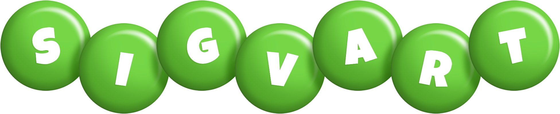 Sigvart candy-green logo