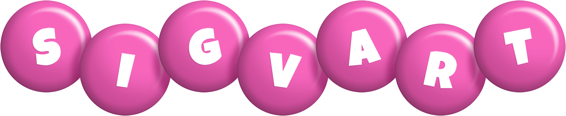 Sigvart candy-pink logo
