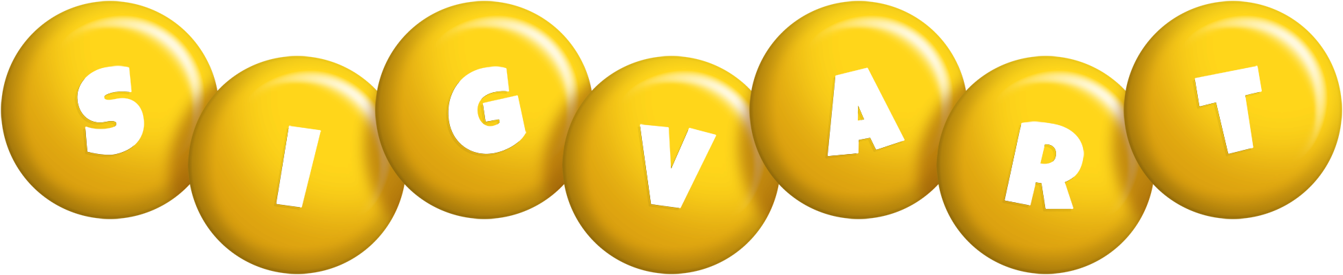 Sigvart candy-yellow logo