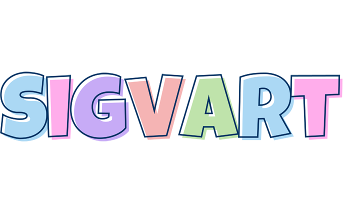 Sigvart pastel logo