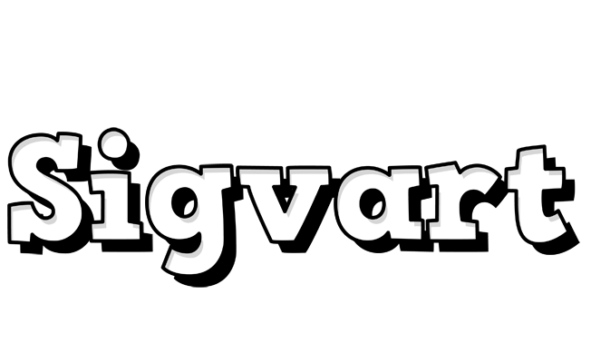 Sigvart snowing logo