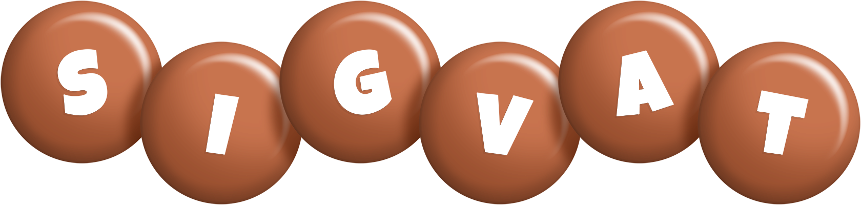 Sigvat candy-brown logo