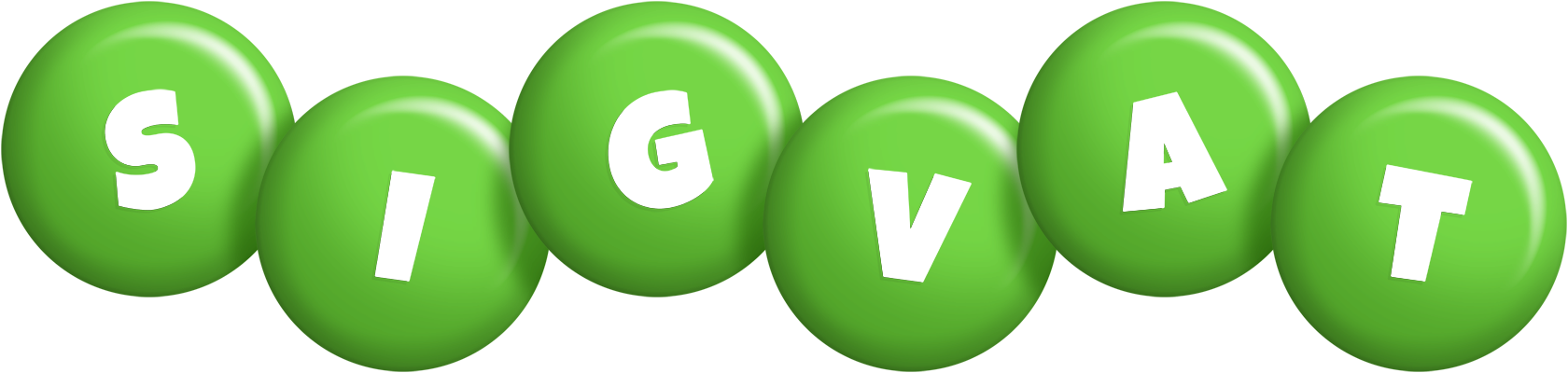 Sigvat candy-green logo