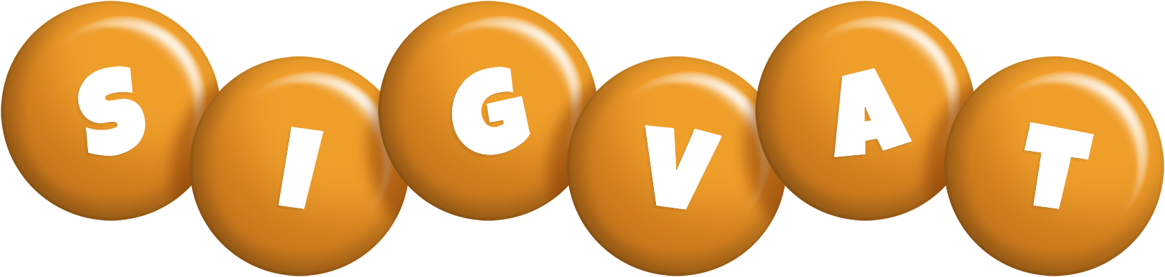 Sigvat candy-orange logo