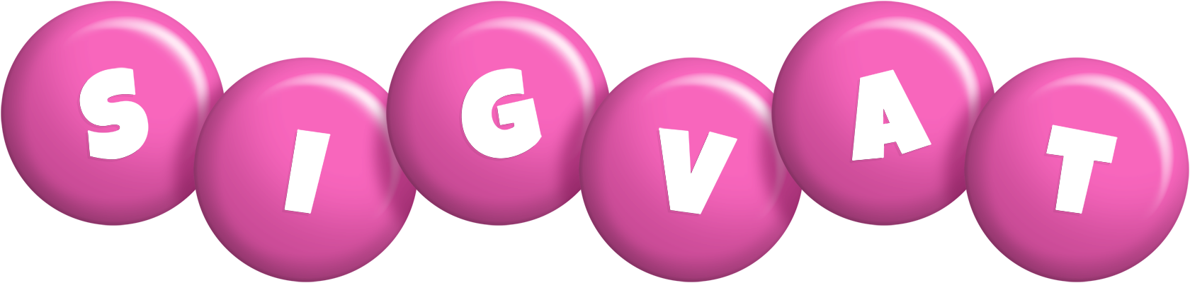 Sigvat candy-pink logo