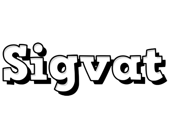 Sigvat snowing logo