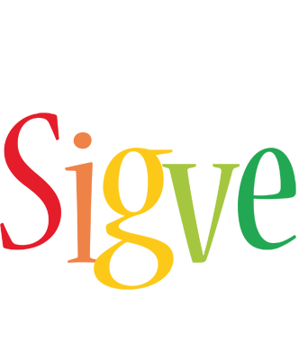 Sigve birthday logo