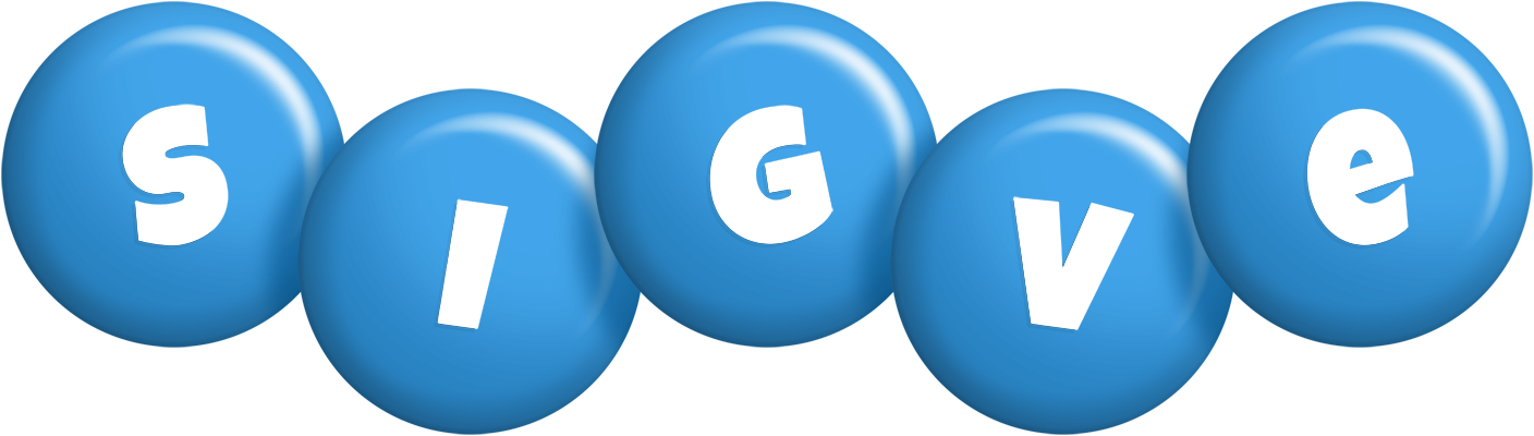 Sigve candy-blue logo