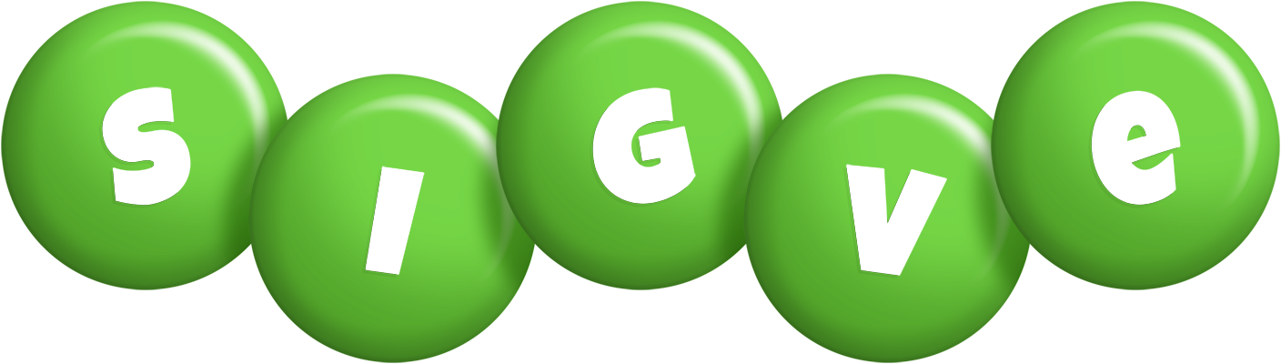 Sigve candy-green logo