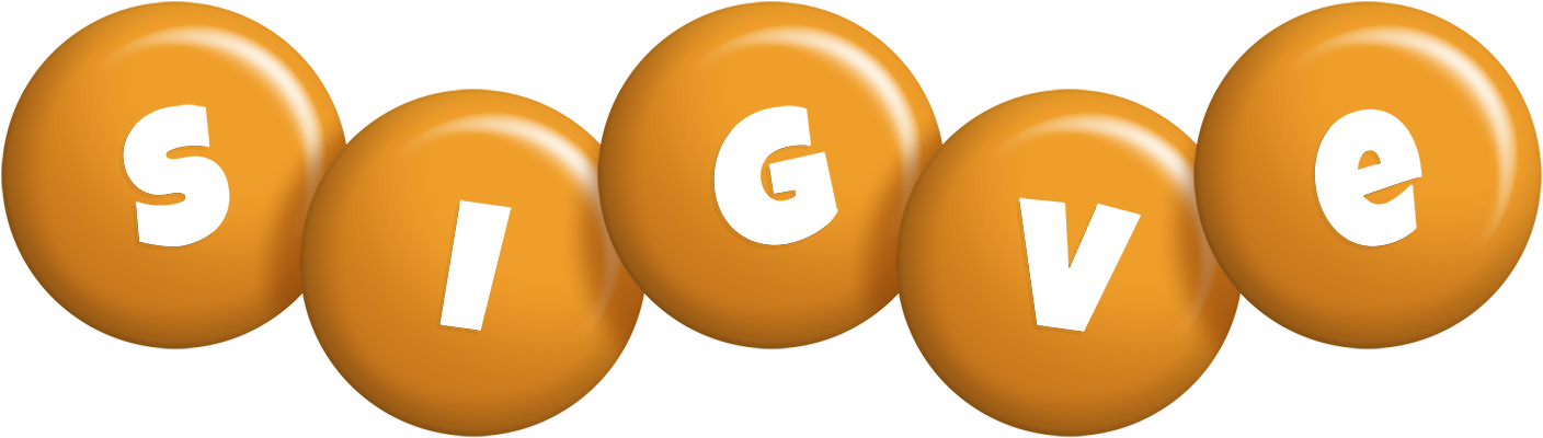 Sigve candy-orange logo